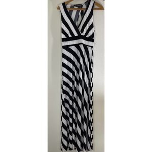 Black and White Stripes Maxi Dress NWT